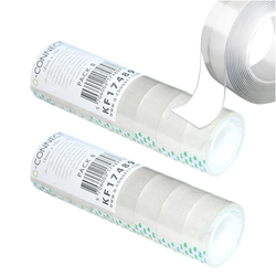 TAŚMA BIUROWA Q-CONNECT KLEJĄCA 18 mm x 10 METRÓW -  8 SZTUK - 2 opakowania