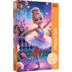 PUZZLE 100 ELEMENTÓW BALETNICA W ŚWIETLE GWIAZD UKŁADANKA TREFL 16538