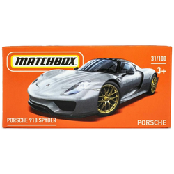 PORSCHE 918 SPYDER SAMOCHÓD AUTO RESORAK MODEL KOLEKCJONERSKI 1:64 MATCHBOX