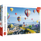 PUZZLE 1000 WIDOK NA KAPADOCJĘ KRAJOBRAZ GÓRY BALONY UKŁADANKA TREFL 10613