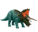 JURASSIC WORLD TRICERATOPS RUCHOMA FIGURKA MATTEL DOMINION DŹWIĘK