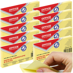 BLOCZEK KARTECZKI SAMOPRZYLEPNE OFFICE PRODUCTS ŻÓŁTY 38x51mm - 10 op.