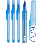DŁUGOPIS BIC ROUND STIC SIMPLY NIEBIESKI WKŁAD 1mm SZKOLNY BIUROWY - 3 szt.