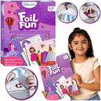 SKILLMATICS FOIL FUN ZESTAW KREATYWNY JEDNOROŻCE KSIĘŻNICZKI NAKLEJKI TREFL