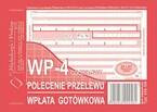 POLECENIE PRZELEWU WPŁATA GOTÓWKOWA 1+3 DRUK WP-4  445-5M MICHALCZYK