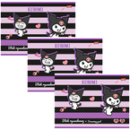 BLOK RYSUNKOWY A4 BIAŁY 20K KRÓLIK KUROMI SZKOLNY ST. MAJEWSKI - 3 sztuki