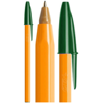 DŁUGOPIS BIC ORANGE FINE 0,8mm Z ZATYCZKĄ ORYGINALNY SZKOLNY ZIELONY