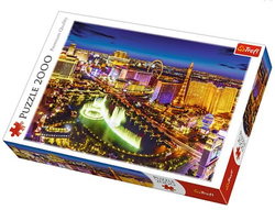 PUZZLE LAS VEGAS NOCĄ 2000 EL - TREFL