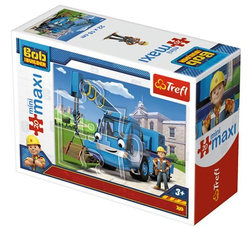 PUZZLE MINI MAXI BOB I MASZYNY DŹWIG 20 EL - TREFL