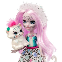 ENCHANTIMALS LALKA SYBILL SNOW LEOPARD - MATTEL
