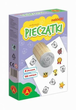 PIECZĄTKI I NAKLEJKI MOTYWACYJNE DREWNIANE STEMPLE ALEXANDER BUŹKI NAGRODY