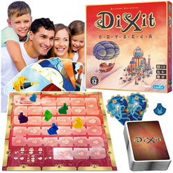 DIXIT ODYSEJA GRA PLANSZOWA KARCIANA RODZINNA 84 KARTY REBEL SKOJARZENIA