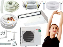 KLIMATYZACJA MITSUBISHI PODSTROPOWA 7,1 kW ZESTAW