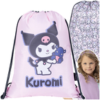 WOREK SZKOLNY NA BUTY NA SZNURKACH DLA DZIEWCZYNKI KRÓLIK PINK KUROMI