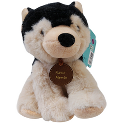 PLUSZAK MASKOTKA PIESEK UROCZA PRZYTULANKA MIĘKKA 18 cm OWCZAREK NIEMIECKI