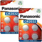 BATERIE PANASONIC LITOWE GUZIKOWE CR2032 DO WAGI PILOTA - 8 szt. (2 op.)