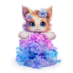 MAGICZNY BAŚNIOWY KOTEK Z KRYSZTAŁKÓW KREATYWNY EKSPERYMENT KIDEA