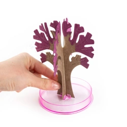 MAGICZNE ROSNĄCE KWITNĄCE DRZEWO SAKURA RÓŻOWE Z KRYSZTAŁKAMI KIDEA