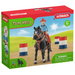 SCHLEICH FARM WORLD KOŃ KONIK KOWBOJKA I WYŚCIG WOKÓŁ BECZEK FIGURKI 42576
