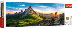 PUZZLE 1000 ELEMENTÓW PANORAMA PASSO DI GIAU DOLOMITY UKŁADANKA TREFL 29038
