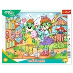 PUZZLE RAMKOWE 25 RODZINNY DZIEŃ TREFLIKÓW UKŁADANKA 31426 TREFL