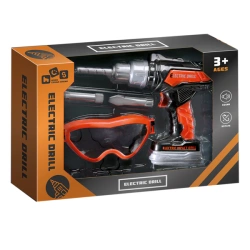 WIERTARKO-WKRĘTARKA AKUMULATOROWA DLA DZIECI OKULARY OCHRONNE NA BATERIE