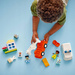 LEGO DUPLO KARETKA Z KIEROWCĄ AMBULANS POGOTOWIE RATOWNIK DUŻE KLOCKI 10447