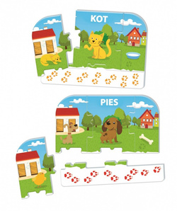 GRA EDUKACYJNA ZWIERZĘTA NA FARMIE KARTY RULETKA UCZĘ SIĘ BAWIĄC CLEMENTONI