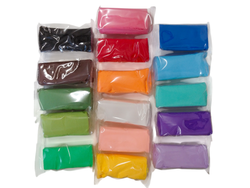 MASA PLASTYCZNA SENSORIO ASTRA SENSORYCZNA KREATYWNA 16 KOLORÓW DINOZAURY