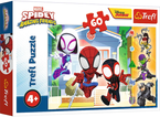 PUZZLE SPIDERMAN SPIDEY MARVEL 60 EL. UKŁADANKA DLA DZIECI TREFL 17371