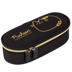 PUSHEEN PLECAK SZKOLNY TORNISTER PIÓRNIK WOREK CZARNY ZŁOTY KOTEK 3w1