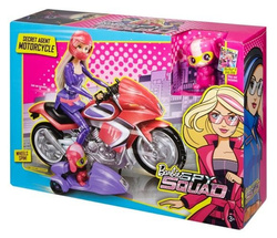 BARBIE MOTOCYKL TAJNEJ AGENTKI POJAZD ROBOZWIERZAK