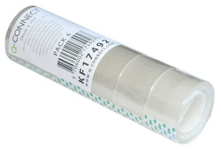 TAŚMA KLEJĄCA SAMOPRZYLEPNA Q-CONNECT TRANSPARENTNA 24 mm x 10 m - 6 SZTUK