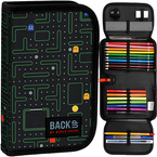 PIÓRNIK DWUKLAPKOWY ROZKŁADANY Z WYPOSAŻENIEM RETRO GRA