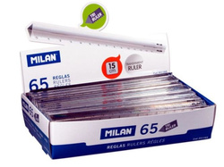 LINIJKA TRÓJKĄTNA TRANSPARENTNA 15 CM - MILAN