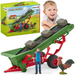 SCHLEICH FARM WORLD FARMER Z TAŚMOCIĄGIEM DO SIANA KOGUT FIGURKI 42377