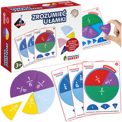 ZABAWKA DREWNIANA ZROZUMIEĆ UŁAMKI NAUKA MATEMATYKI POMYSŁOWY SKRZAT ASKATO