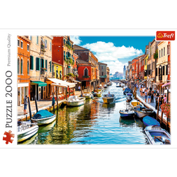 PUZZLE 2000 ELEMENTÓW WYSPA MURANO WENECJA UKŁADANKA TREFL 27110