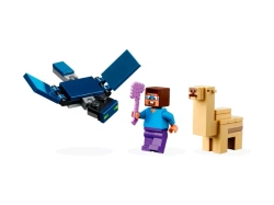 LEGO MINECRAFT PUSTYNNA WYPRAWA STEVE'A FIGURKI LATAJĄCY FANTOM 75EL. 21251