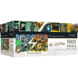 PUZZLE 9000 ELEMENTÓW HARRY POTTER HOUSE OF HOGWARTS PREMIUM 81023 TREFL