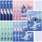 ZESZYT A5 KRATKA 16 KARTEK STITCH SZKOLNY LAMINOWANY ST.MAJEWSKI - 15 sztuk