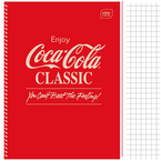 KOŁOZESZYT A4 W KRATKĘ 100 KARTEK SZKOLNY HYBRID COCA COLA INTERDRUK