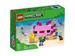 LEGO MINECRAFT DOM AKSOLOTLA RYBKI MORSKA PRZYGODA KLOCKI 242 EL. 21247
