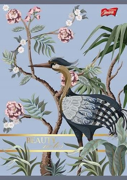 ZESZYT A5/60K KRATKA MAGIC GARDEN PTAKI - UNIPAP