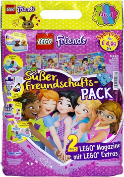LEGO FRIENDS NR.1 GAZETKI 2 MAGAZYNY + DODATKI DO ZBUDOWANIA KLOCKI