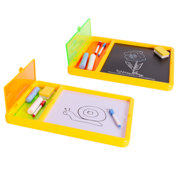 TABLICA DWUSTRONNA KREDOWA ZMAZYWALNA POJEMNIK NA PRZYBORY PISAKI ASKATO