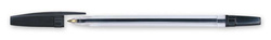 DŁUGOPIS CZARNY Z ZATYCZKĄ D502 2 SZTUKI - GRANIT