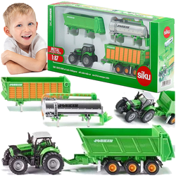 TRAKTOR Z PRZYCZEPĄ BECZKA DEUTZ AGROTRON X720 JOSKIN CIĄGNIK 1848 SIKU