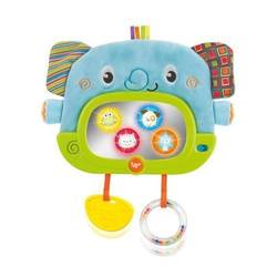 ZAWIESZKA SŁONIK INTERAKTYWNY KOŁYSANKA DZIEŃ I NOC GRZECHOTKA GRYZAK