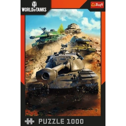 PUZZLE 1000 ELEMENTÓW WORLD OF TANKS: CZOŁGI W BOJU UKŁADANKA TREFL 10943